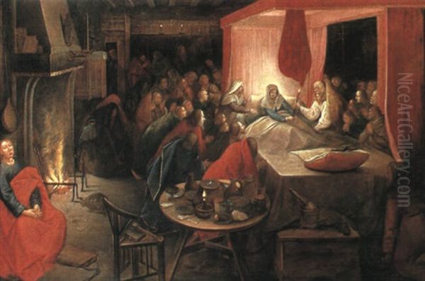 The Death Of The Virgin Oil Painting by Jan Brughel