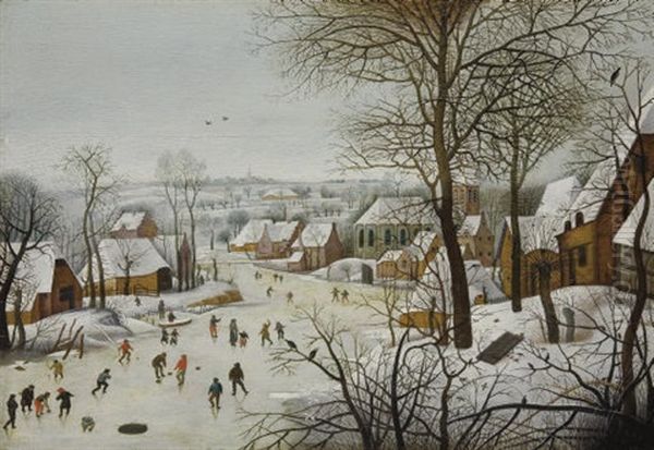 The Bird Trap Oil Painting by Pieter Brueghel the Younger