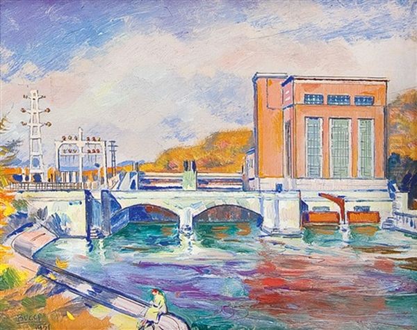 Lungo Il Fiume Oil Painting by Anselmo Bucci