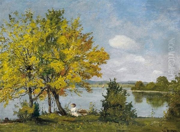 Am See Oil Painting by Robert Buchtger