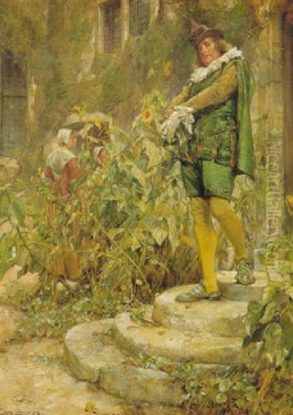 The Dandy Oil Painting by Edgar Bundy