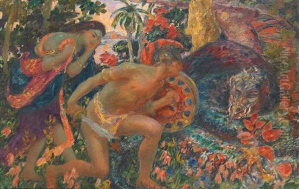 La Toison D'or Oil Painting by Rupert Bunny