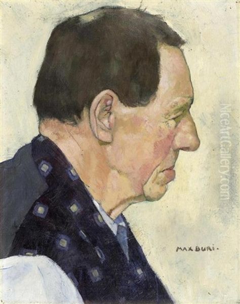 Bildnis Eines Mannes Oil Painting by Max-Alfred Buri