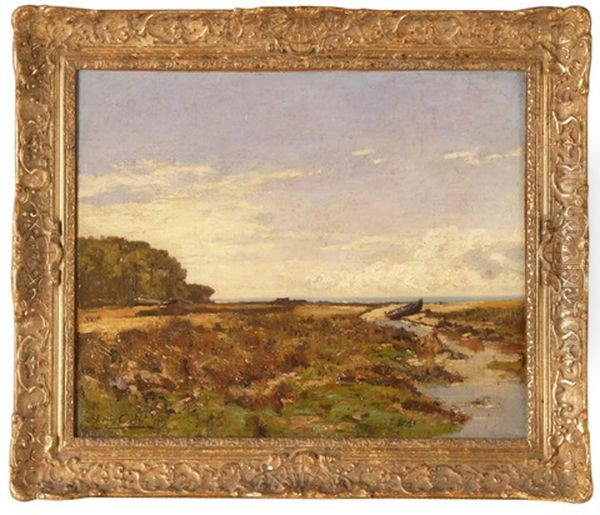 Am Strand Eines Meeres Oil Painting by Louis Alexandre Cabie