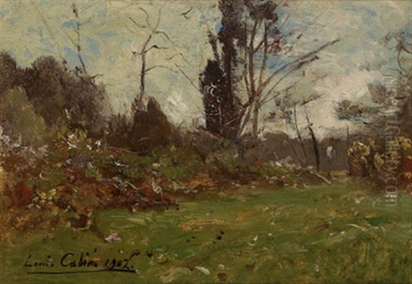 Kleines Landschaftsstuck Oil Painting by Louis Alexandre Cabie