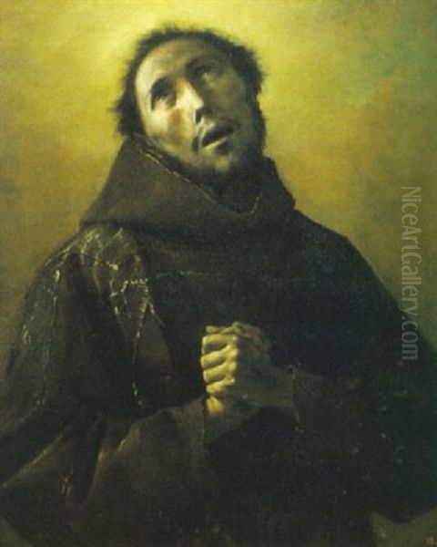 Estasi Di San Francesco D'assisi Oil Painting by Francesco del Cairo Estasi Di San Francesco D'assisi Oil Painting by Francesco del Cairo