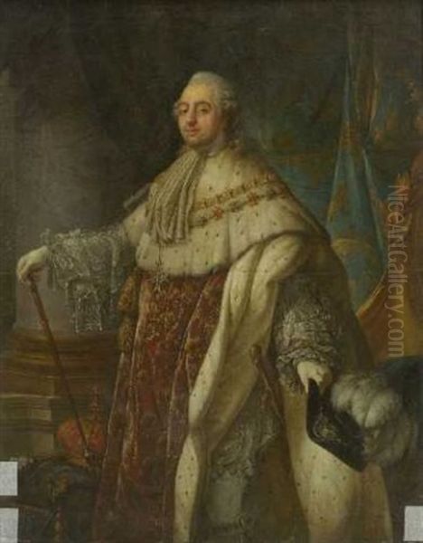 Louis Xvi Oil Painting by Alphonse-Apollodore Callet