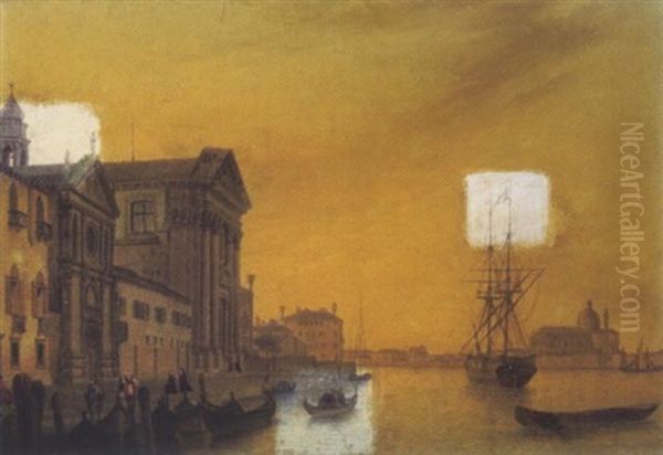 Eine Ansicht Oil Painting by Giuseppe Canella