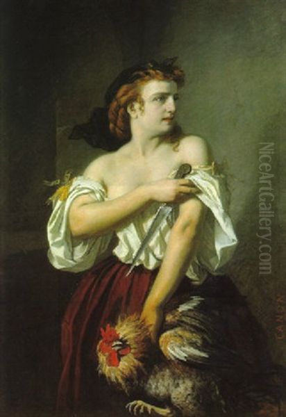 Moderne Judith Oil Painting by Hans Canon