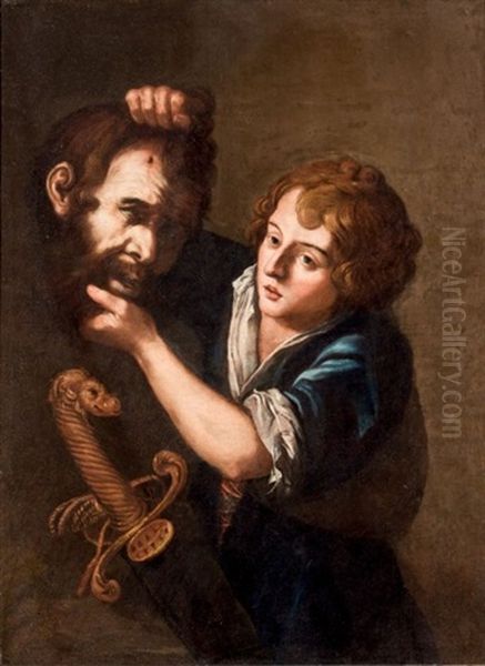 David Y Goliat Oil Painting by  Caravaggio