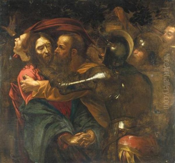 The Taking Of Christ Oil Painting by  Caravaggio