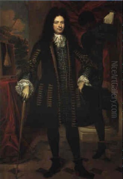 Ritratto Di Gentiluomo Oil Painting by Giovanni Bernardo Carboni