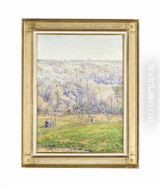 Paysage Oil Painting by Gustave Cariot