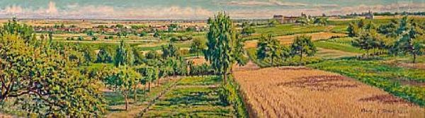 Auxy Oil Painting by Gustave Camille Gaston Cariot
