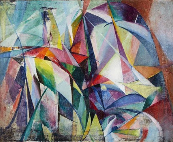 Sails Oil Painting by Arthur Beecher Carles