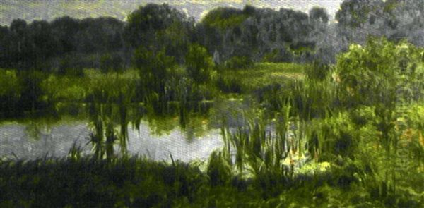 L'etang Oil Painting by Carl Carlsen