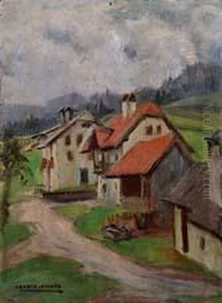 Paese Di Montagna Oil Painting by Orazio Amato