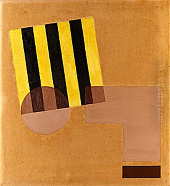 Konstruktion Oil Painting by Otto Gustav Carlsund