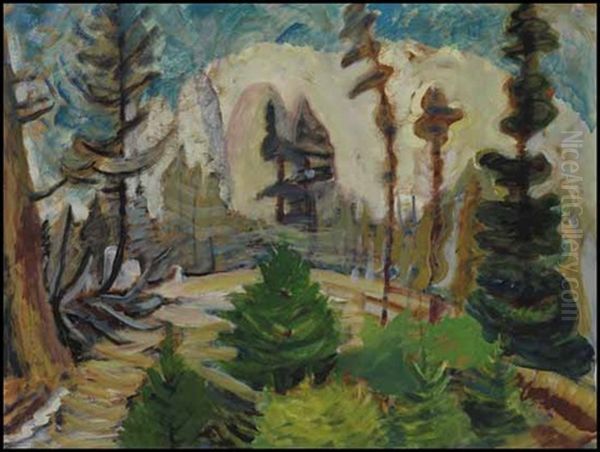Glade Oil Painting by Emily Carr