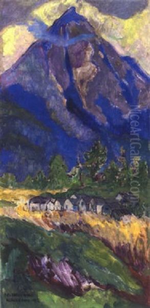 Hugglegate Oil Painting by Emily M. Carr