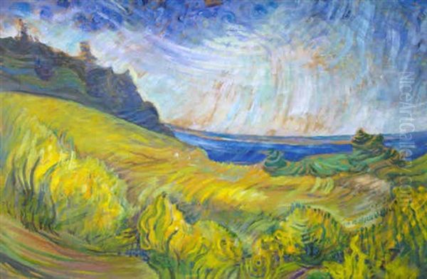 At Beacon Hill Park Oil Painting by Emily Carr