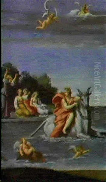 Ratto Di Europa Oil Painting by Antonio Carracci
