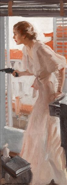 You! The Man I Danced With! Oil Painting by Pruett Carter