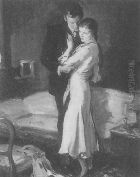 The Embrace Oil Painting by Pruett Carter