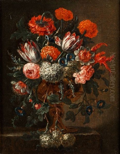 Blumenstilleben Oil Painting by Pieter Casteels III