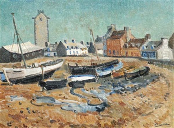 Penmarc'h Oil Painting by Edmond Ceria