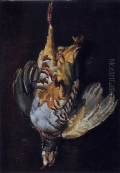 Nature-morte Au Perdreau Rouge Oil Painting by Edmond Ceria