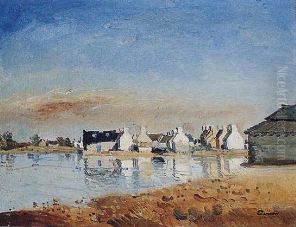 Paysage De Lostandro Oil Painting by Edmond Ceria
