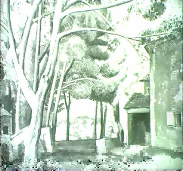 Paysage Du Midi Oil Painting by Edmond Ceria