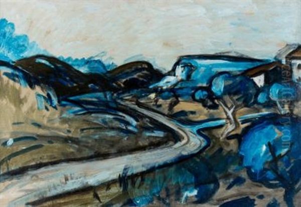 Paysage Oil Painting by Auguste Chabaud