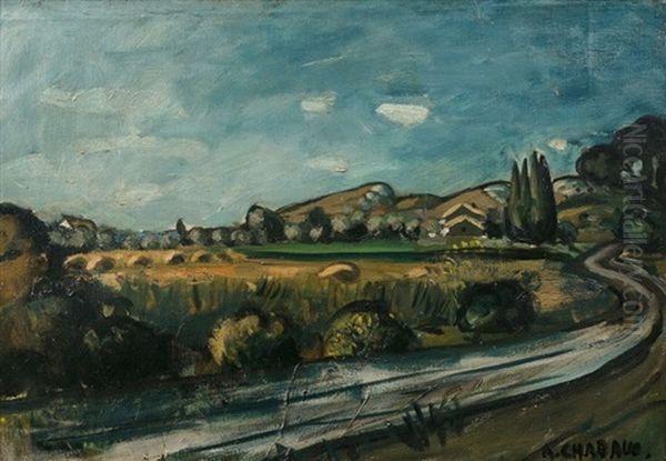 Paysage Oil Painting by Auguste Chabaud