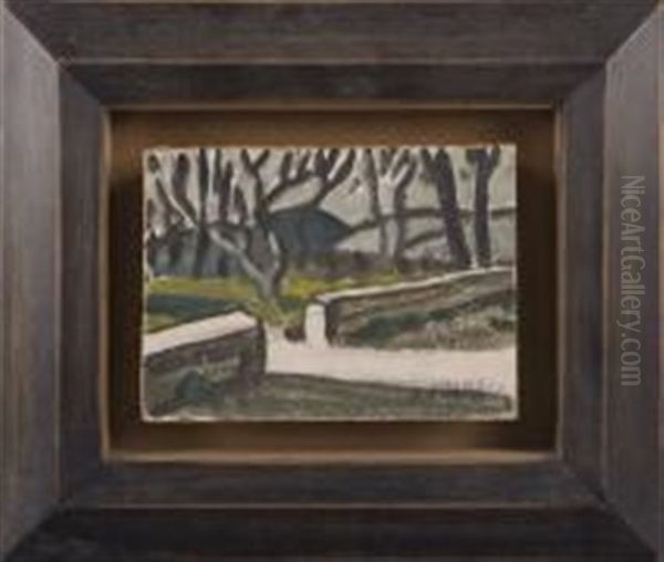 Le Petit Mur Oil Painting by Auguste Chabaud