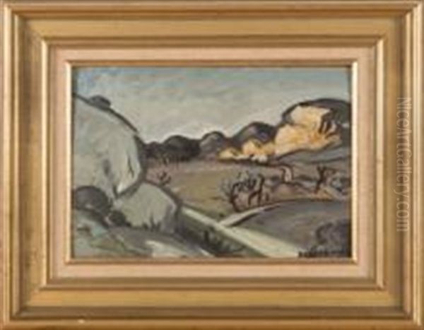 Vallon Arbore Oil Painting by Auguste Chabaud