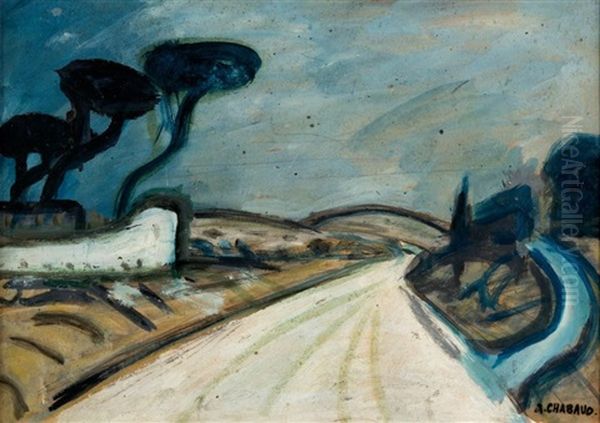 Paysage Oil Painting by Auguste Chabaud