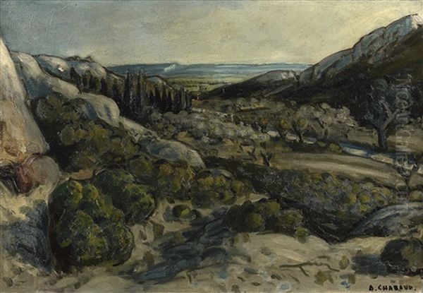 Paysage Provencal Oil Painting by Auguste Chabaud
