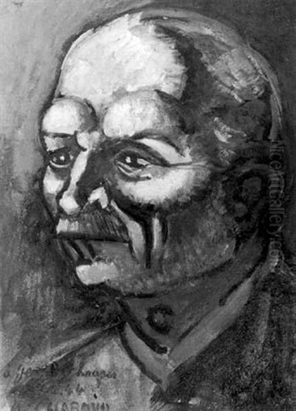 Autoportrait Oil Painting by Auguste Chabaud
