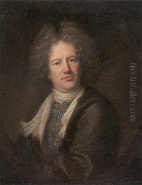 Brustbildnis Eines Mannes (selbstportrait?) Oil Painting by Philippe de Champaigne