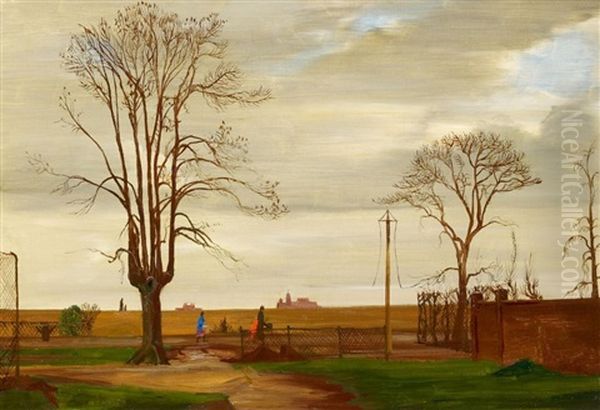 Partie Am Linken Rheinufer Oil Painting by Theodore Champion