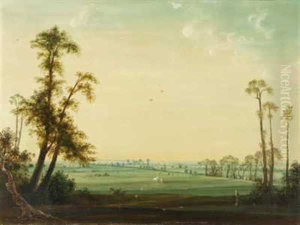 Am Niederrhein Oil Painting by Theodore Champion