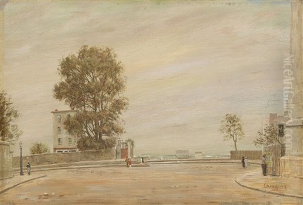 Strase Uber Der Stadt Oil Painting by Theodore Champion