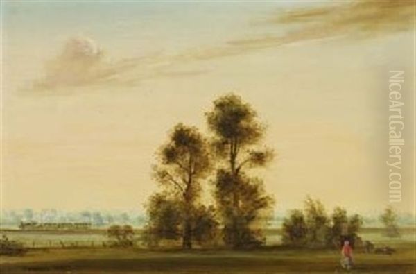 Am Abend Oil Painting by Theodore Champion