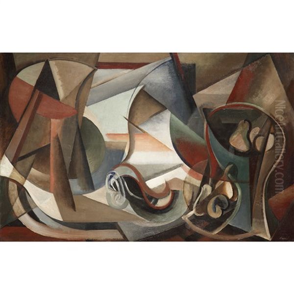 Composition A La Coupe De Poires, 1947 by Jules (Youla) Chapoval