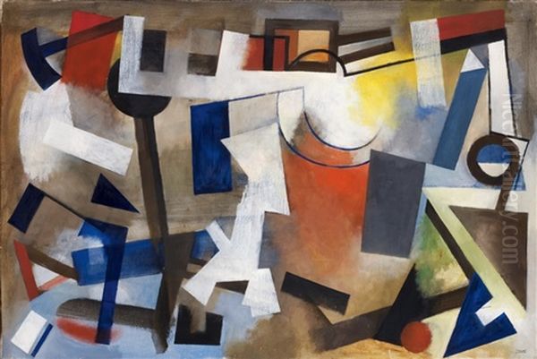 La Trope Oil Painting by Youla, Jules Chapoval