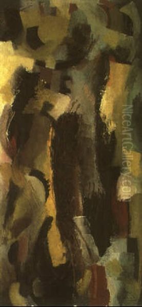 Composition Oil Painting by Jules (Youla) Chapoval