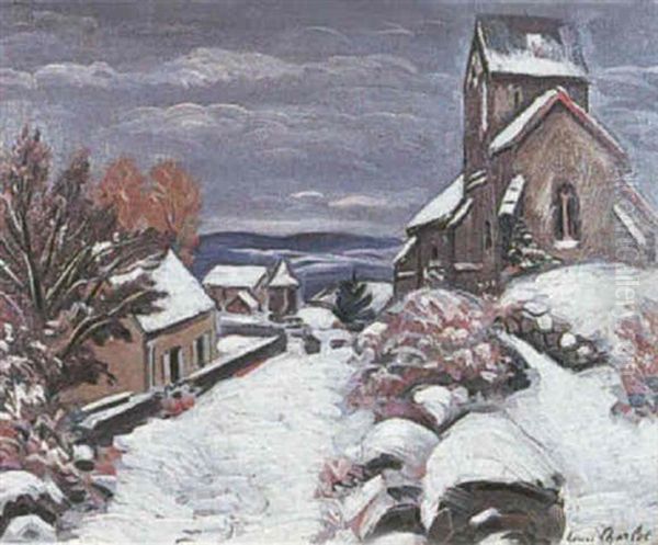 Paysage D'uchon, Morvan Oil Painting by Louis Charlot