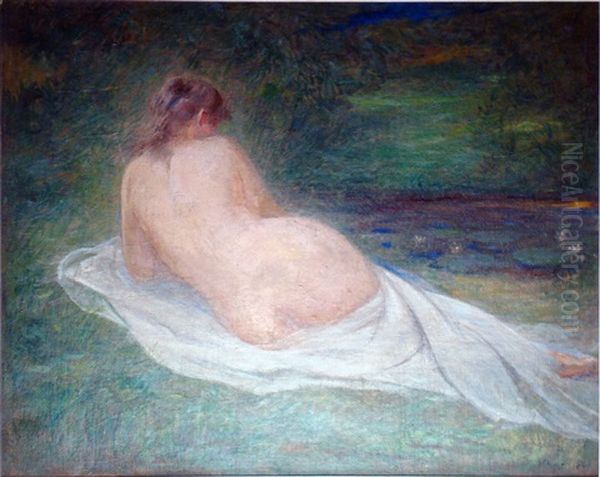 Grand Nu Oil Painting by Henrik Georges Charrier